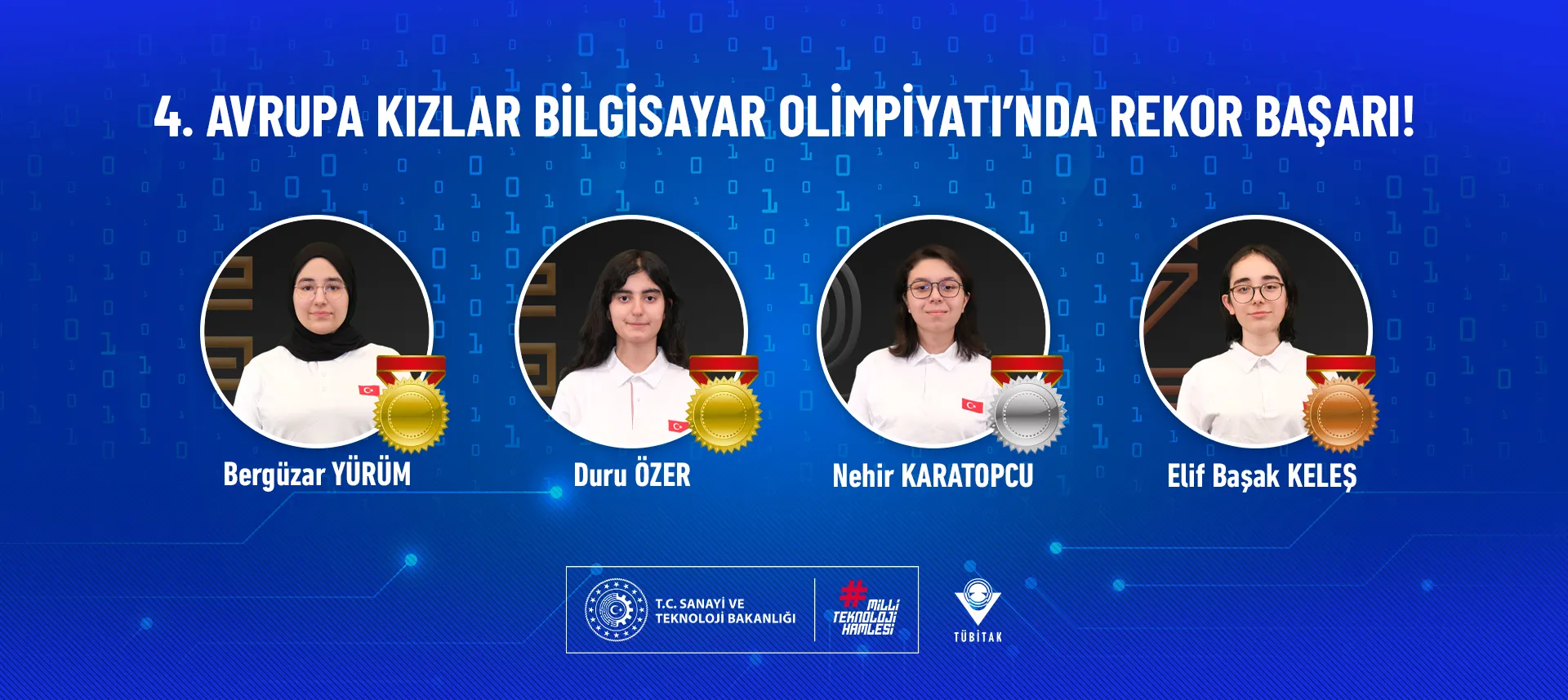 Avrupa Kızlar Bilgisayar Olimpiyatları Rekor Başarı