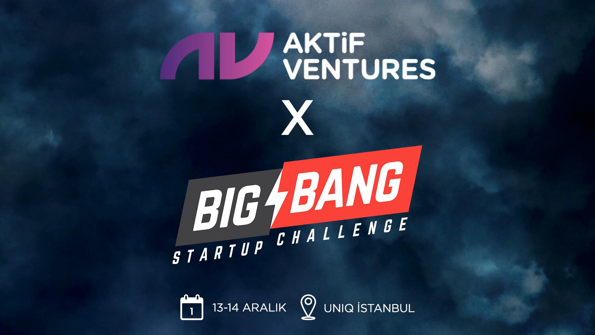 Big Bang Startup Challenge’a “Aktif” Destek 