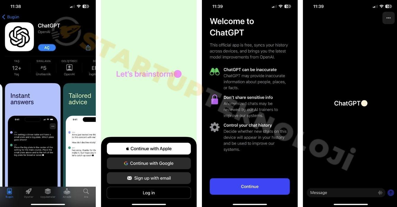 ChatGPT Mobil Uygulaması Türkiye'de Kullanıma Sunuldu