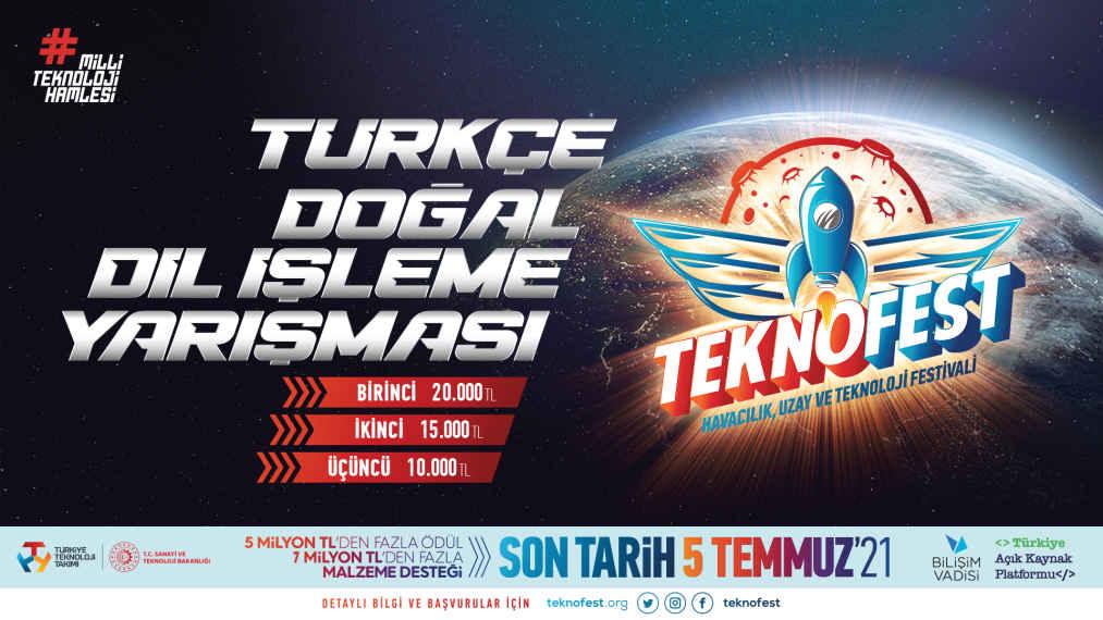 Dijital Dünyanın “Türkçe” Kodlarını Yazmak İsteyenler TEKNOFEST Türkçe Doğal Dil İşleme Yarışmasına!