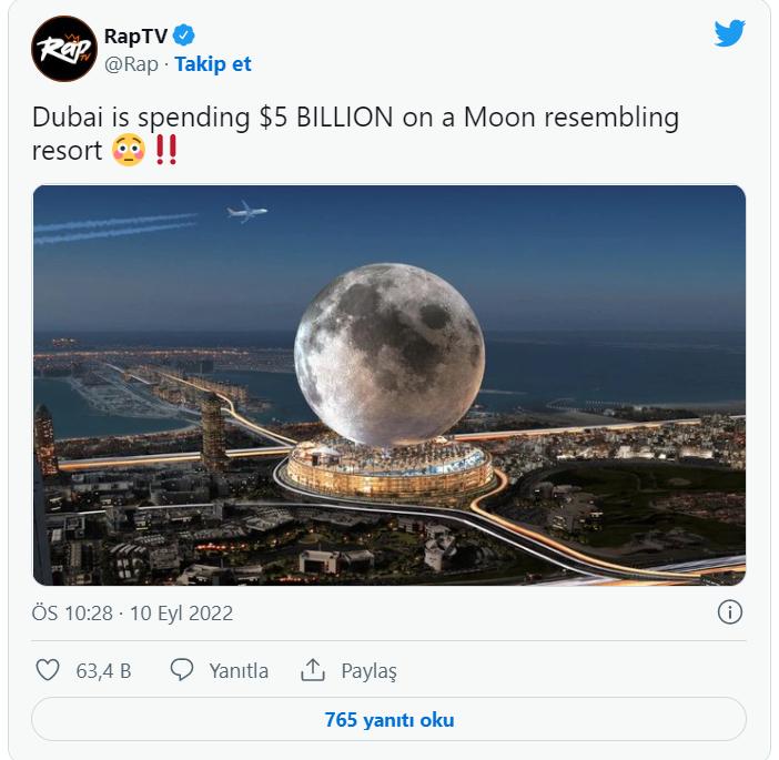 Dubai to Build a Moon-Like Resort