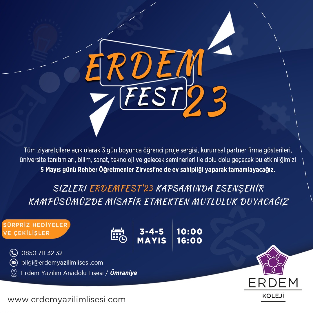 ErdemFest'23 için Geri Sayım Başladı! 