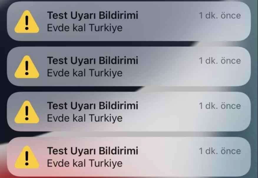 Evde Kal Türkiye Bildirimi Ortalığı Karıştırdı