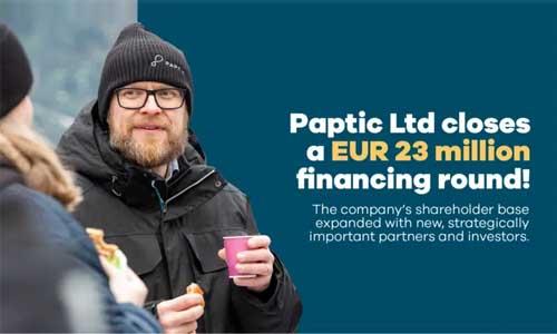 Finnish Startup Paptic Receives €23 Million Investment