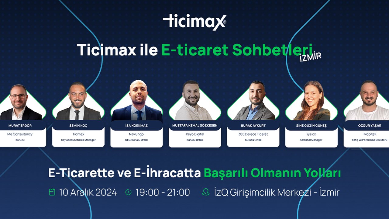 E-Ticaret Sohbetleri İzmir’de Gerçekleşecek