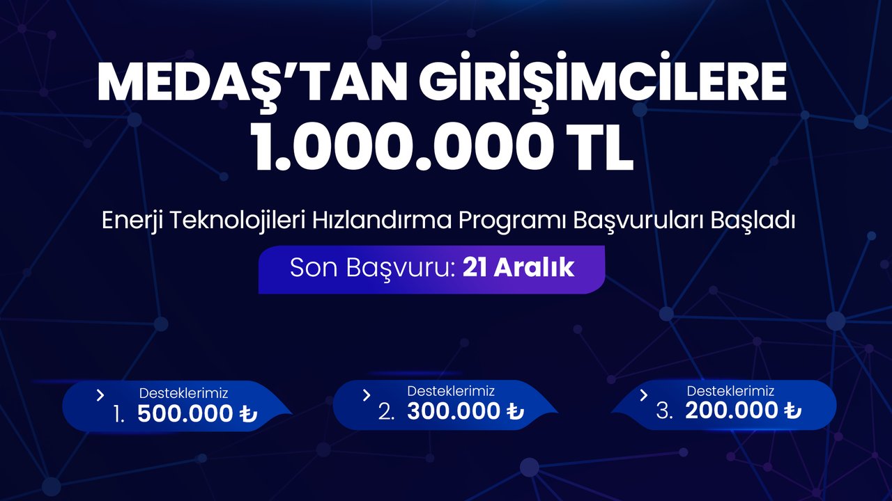 MEDAŞ’TAN GİRİŞİMCİLERE 1 MİLYON TL DESTEK