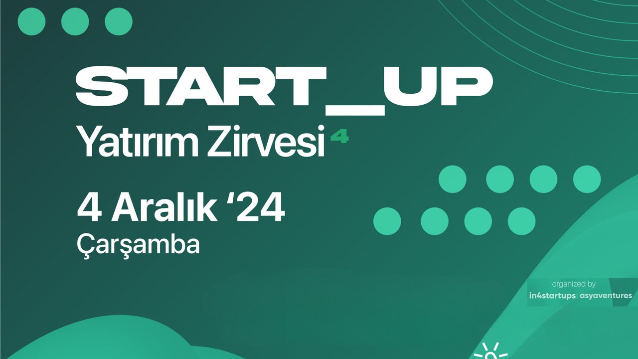 Girişimcilik Ekosistemi 4 Aralıkta Startup Yatırım Zirvesi 24’te Buluşuyor