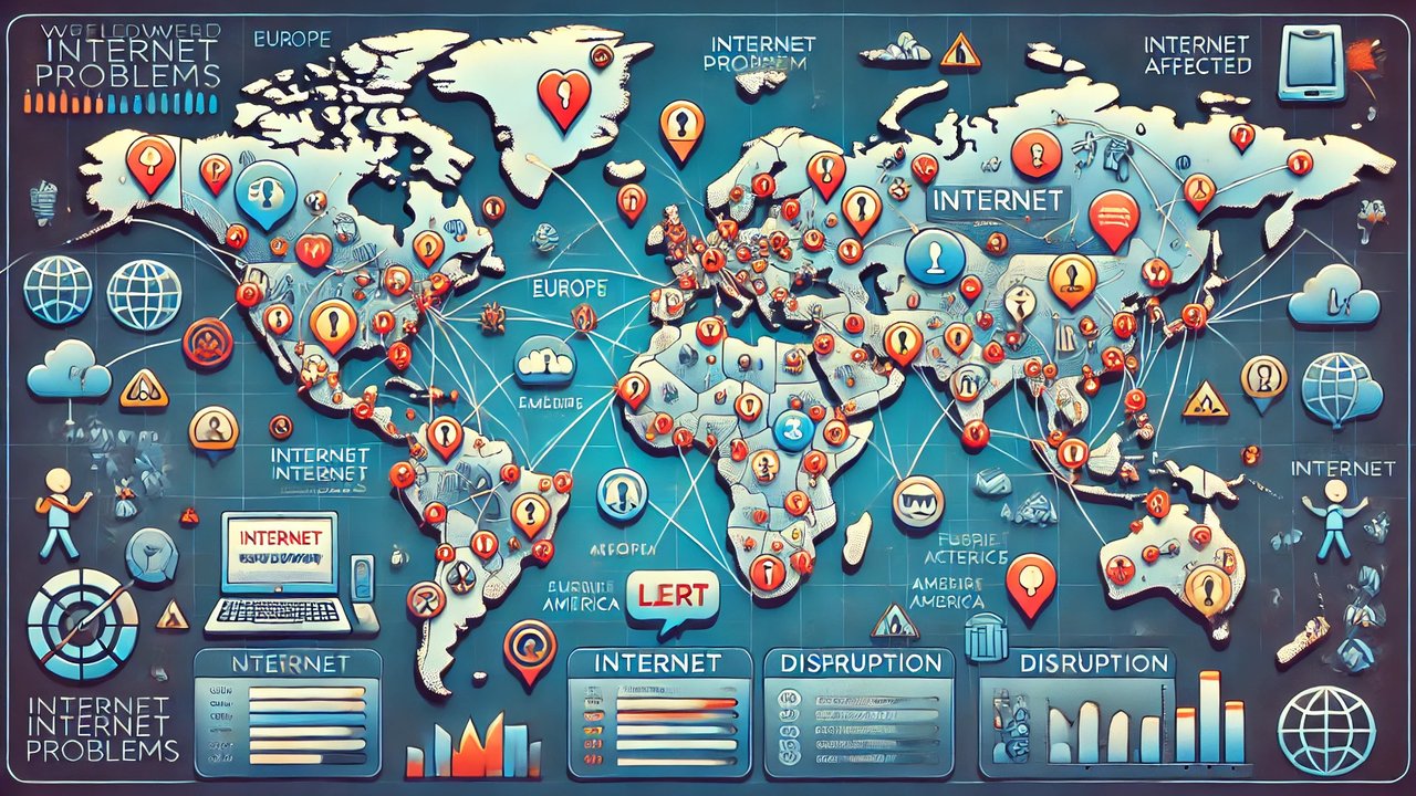 Dünya Genelinde İnternet Problemleri Yaşanıyor