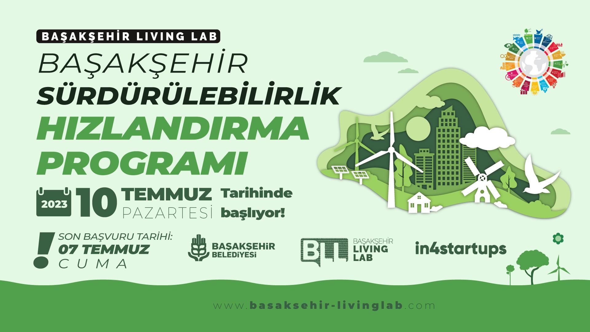 in4startups ve Başakşehir Living Lab’dan Sürdürülebilirlik Hızlandırma Programı