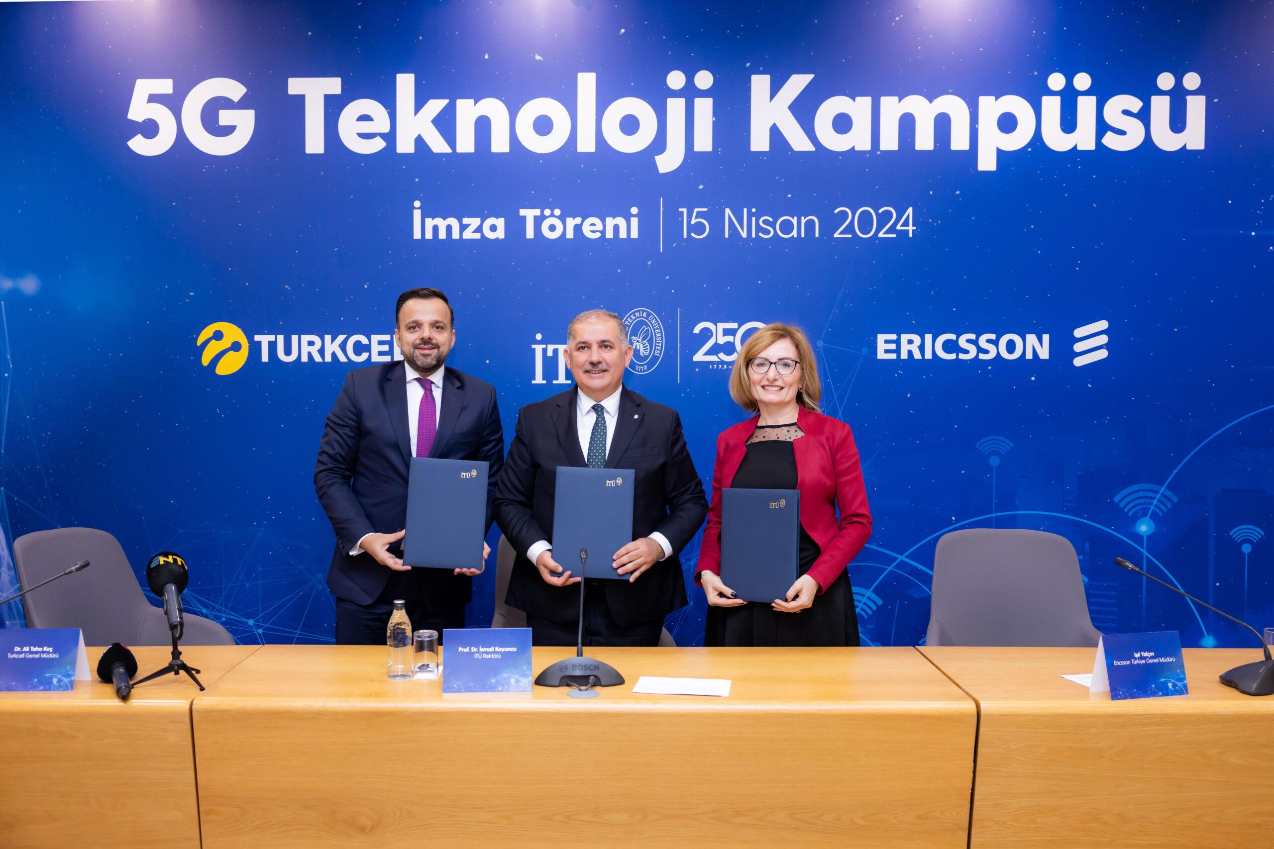 İTÜ, Turkcell ve Ericsson İş Birliğiyle 5G Teknoloji Kampüsü Açıldı