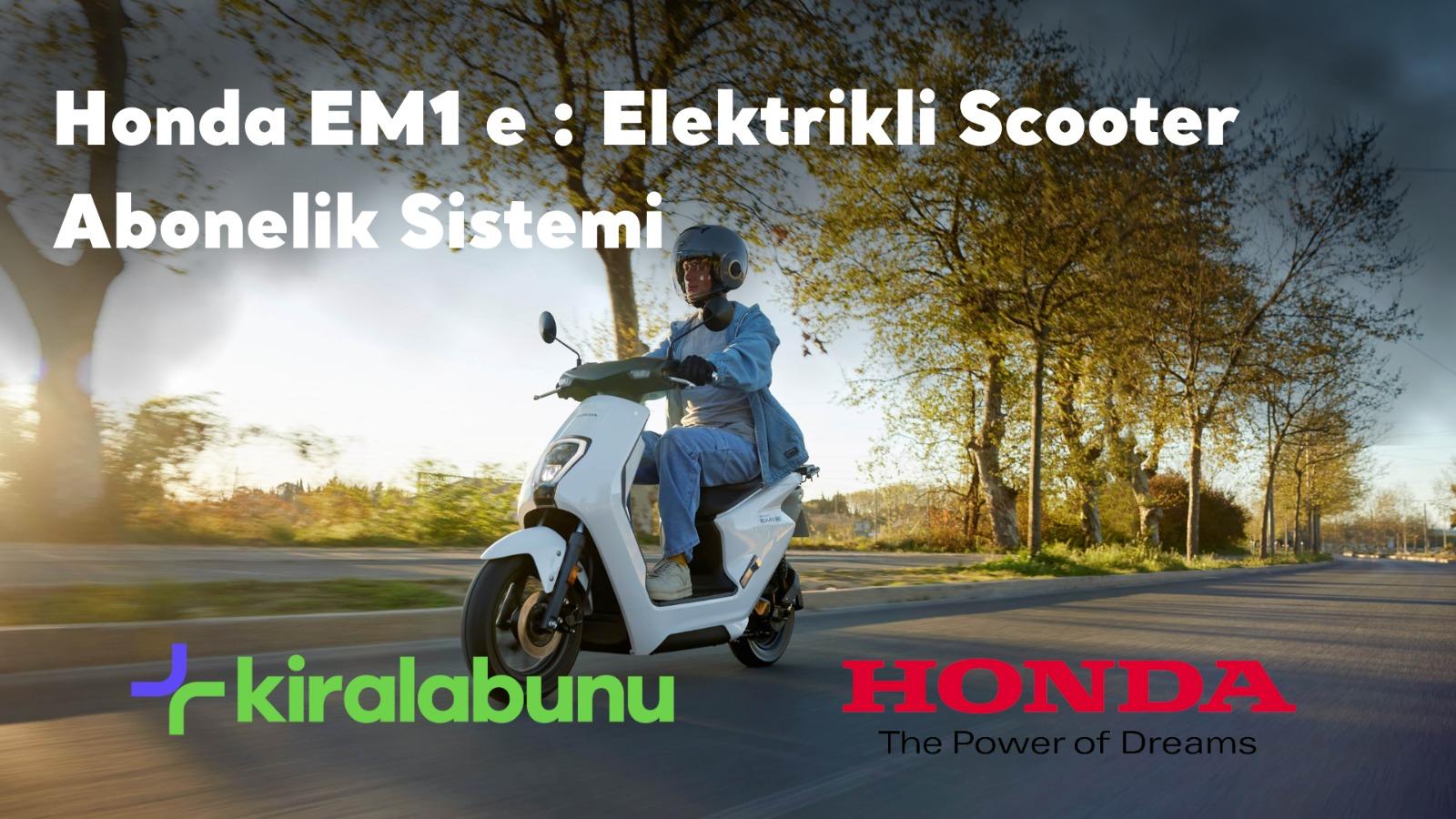 Kiralabunu, Honda Motosiklet ile İş Birliği Gerçekleştirdi