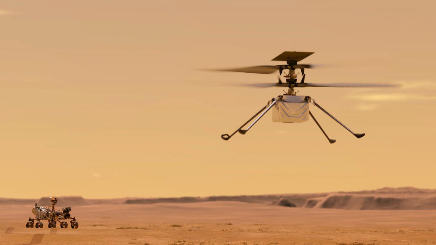 Mars Helikopteri Ingenuity'nin Uçuş Görüntüleri