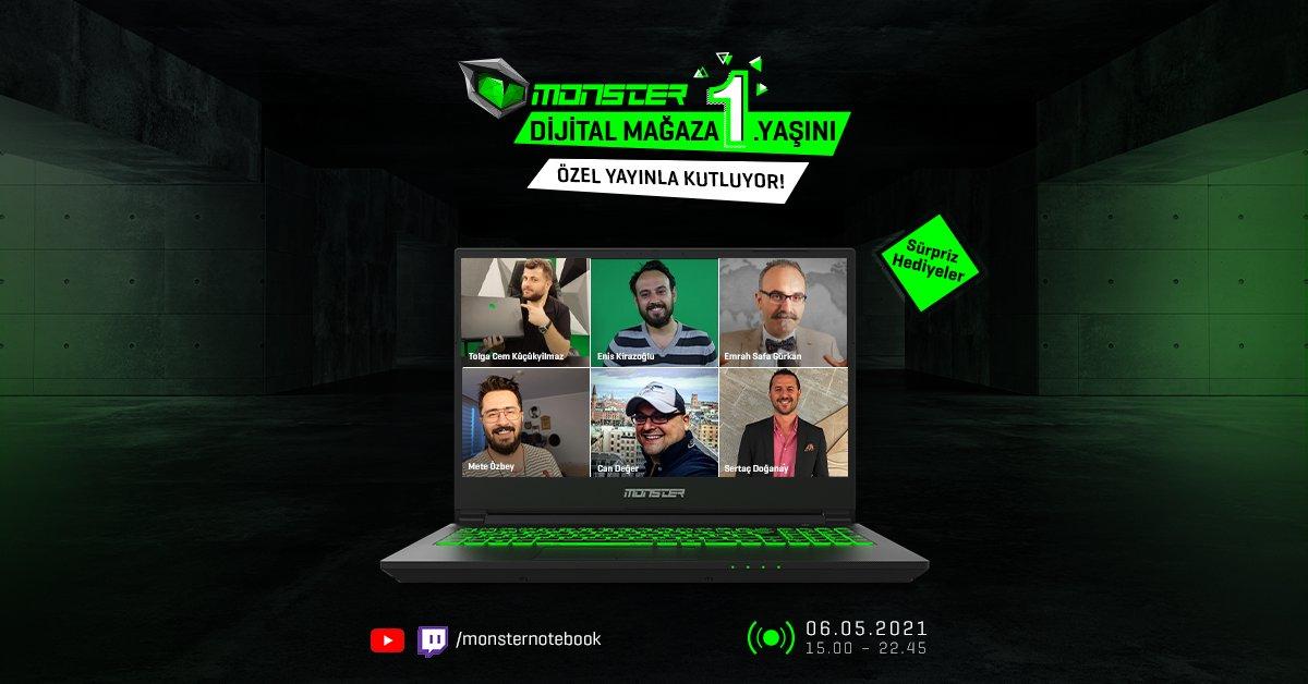 Monster Notebook Dijital Mağazası 1.Yıldönümü Etkinliği!