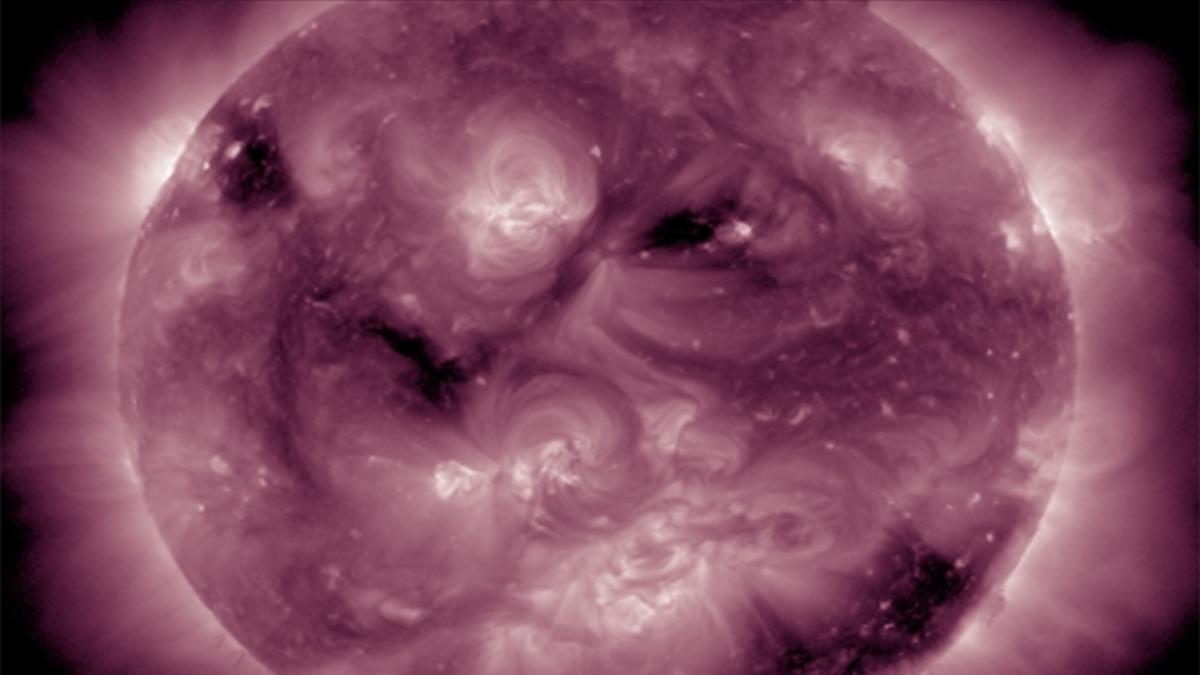 NASA's photo of the sullen sun!