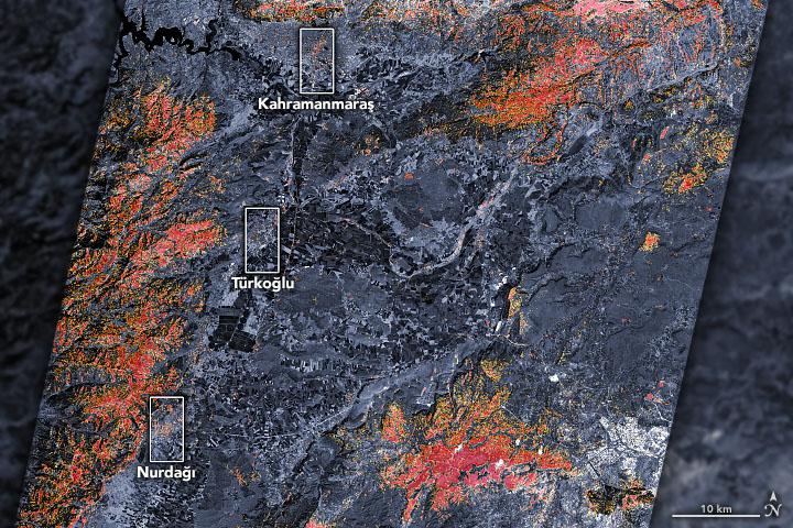 NASA Shares Map of Earthquake Damage!