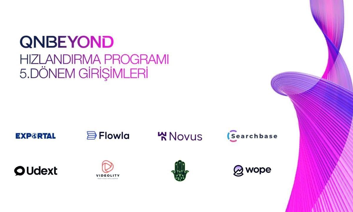 QNBEYOND Hızlandırma Programı Beşinci Dönemi İçin 8 Girişim Belirlendi