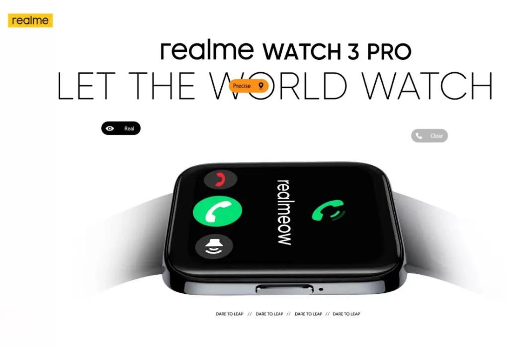 Realme Watch 3 Pro 6 Eylül'de Geliyor