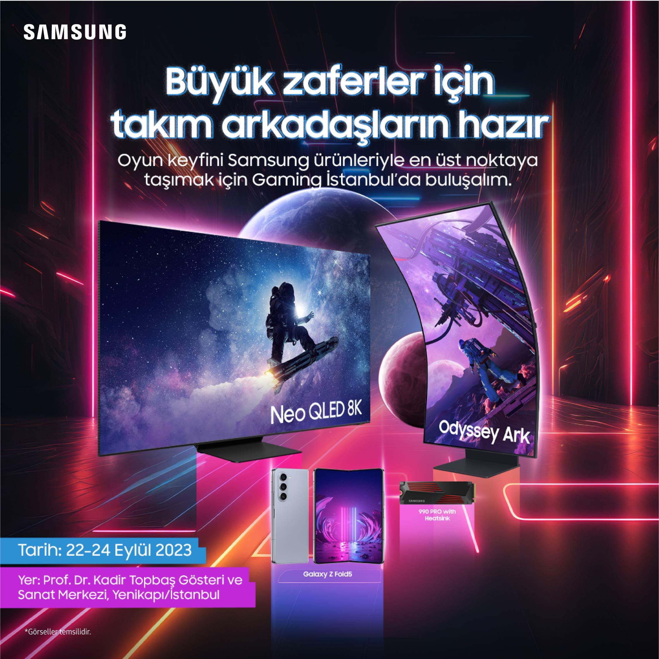 Samsung, Gaming İstanbul Fuarı’nda Teknoloji ve Eğlenceyi Buluşturuyor