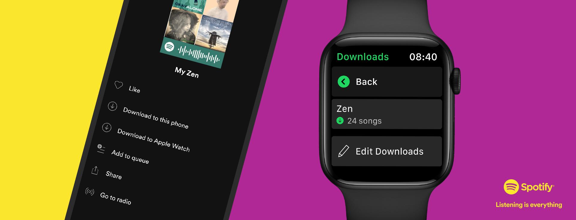 Spotify, Apple Watch’a “İndir” Özelliğini Getiriyor