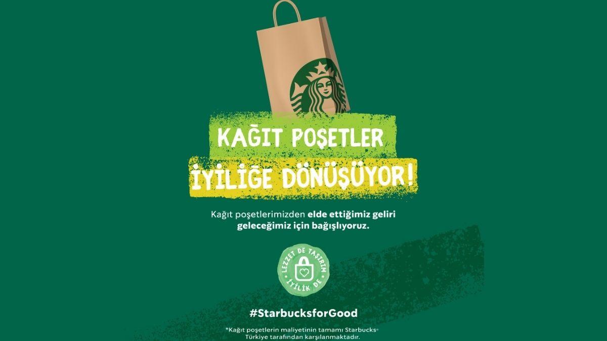 Starbucks Kağıt Poşetleri İyiliğe Dönüşüyor