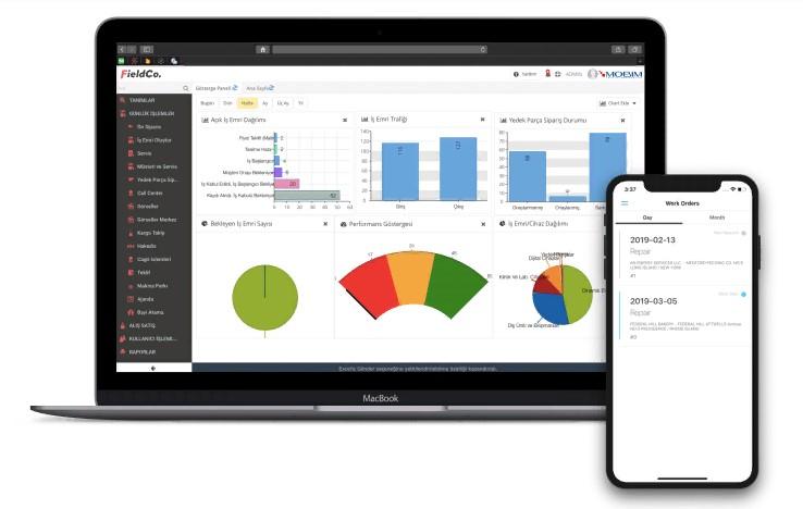 Teknik Servis Süreçlerini Kolaylaştıran Program; FieldCo