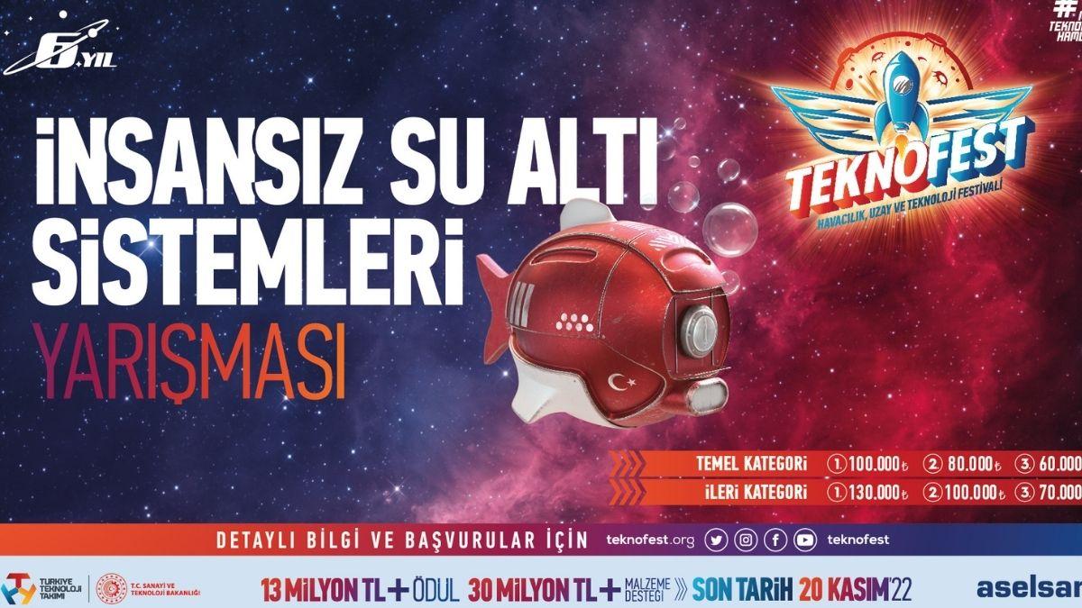 TEKNOFEST 2023 İnsansız Su Altı Sistemleri Yarışması Başvuruları Devam Ediyor!