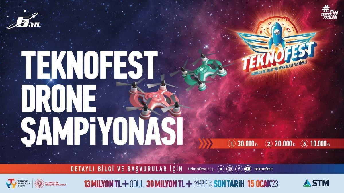 TEKNOFEST Drone Şampiyonası Başvuruları Başladı