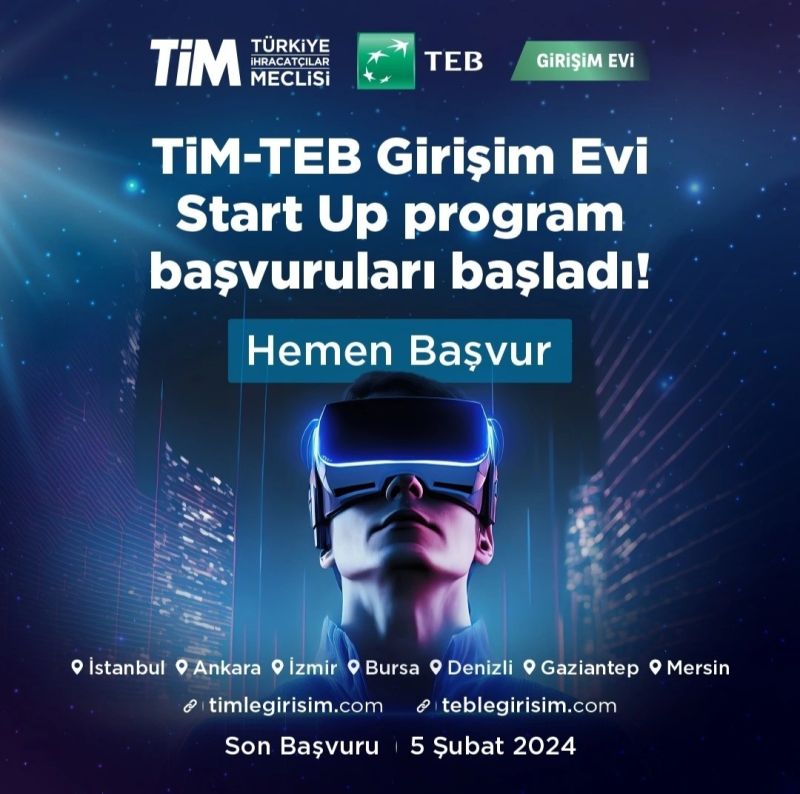 TİM-TEB Girişim Evi Programları Şubat'ta Başlıyor