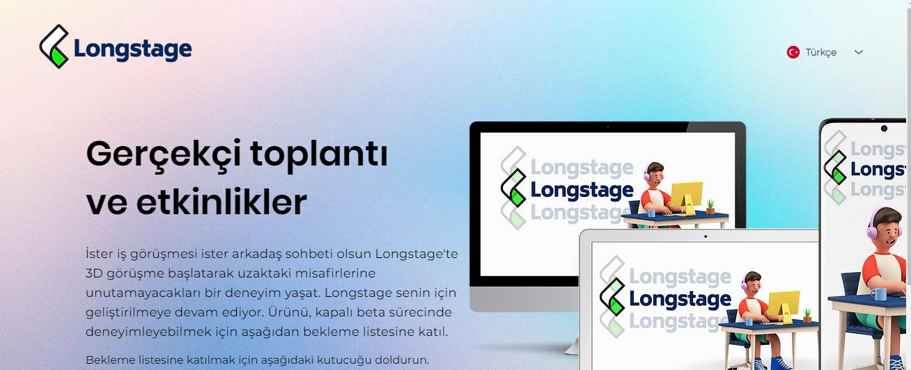 Üç Boyutlu Toplantı ve Etkinlik Uygulaması Longstage