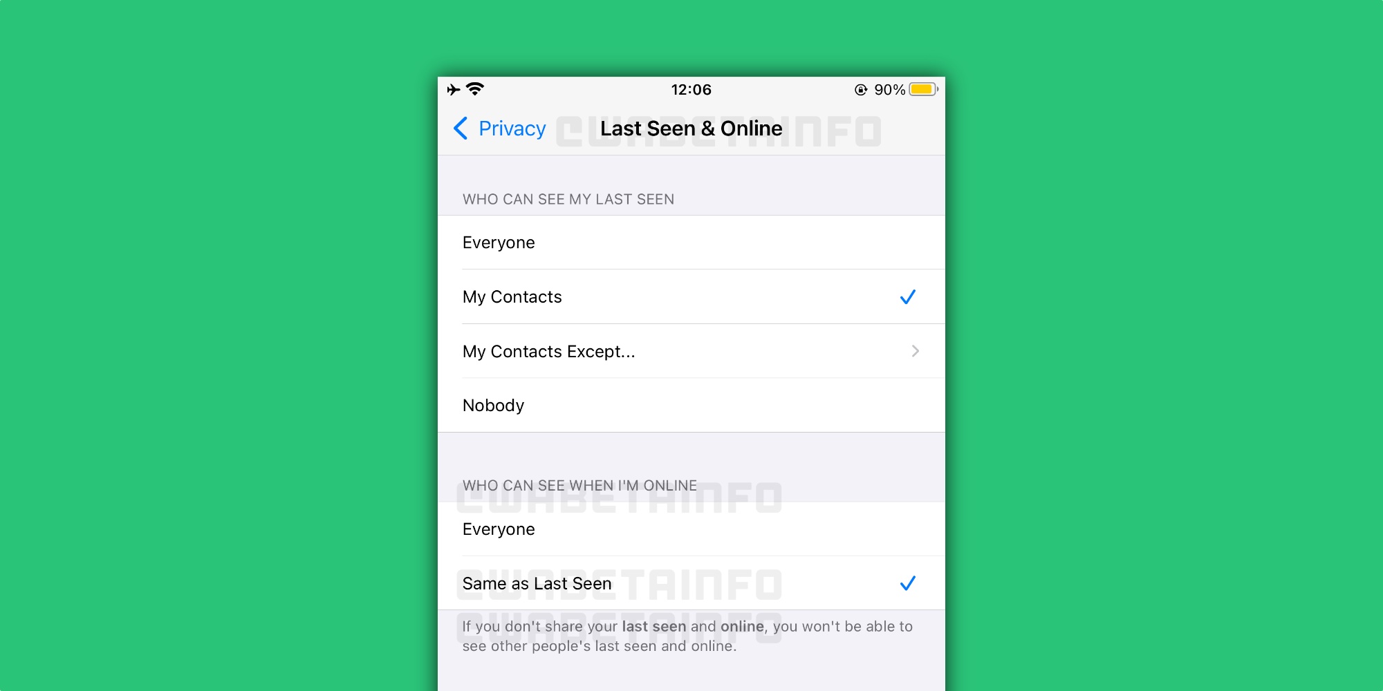 WhatsApp iOS Cihazlar İçin Beğenilecek Bir Güncelleme Getirecek