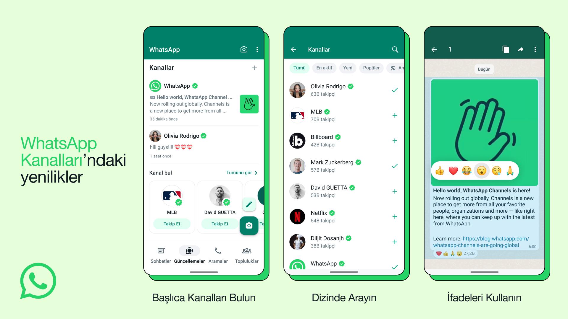 WhatsApp Kanallar Özelliği Türkiye’de Kullanıma Açılıyor 