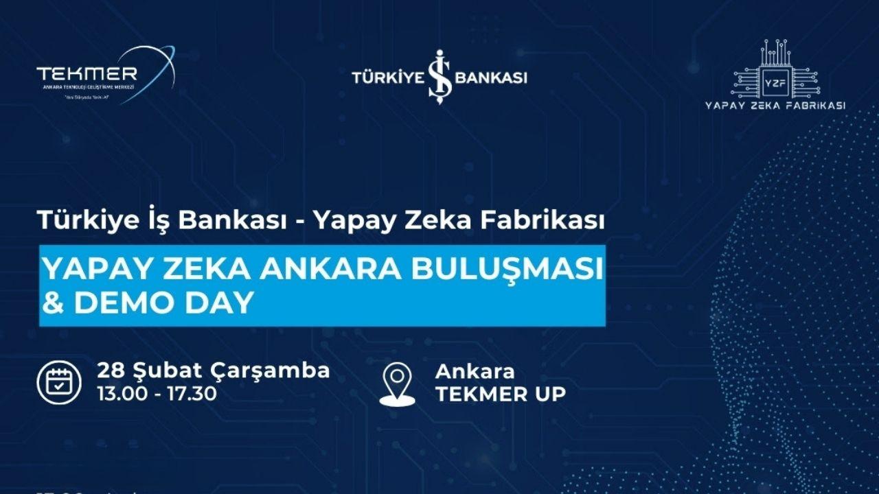 Yapay Zeka Ankara Buluşması &amp; Demo Day Başvuruları Açıldı!