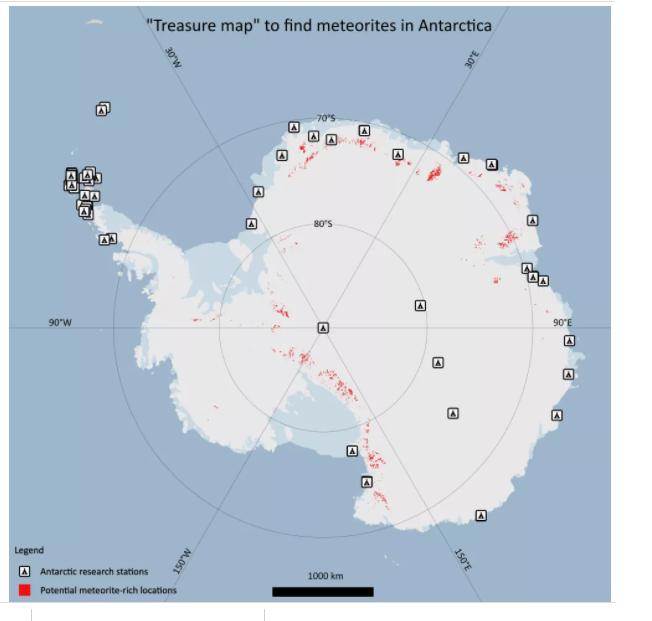 Yapay Zekâ, Antarktika’daki Göktaşı Varlığını Gösterdi