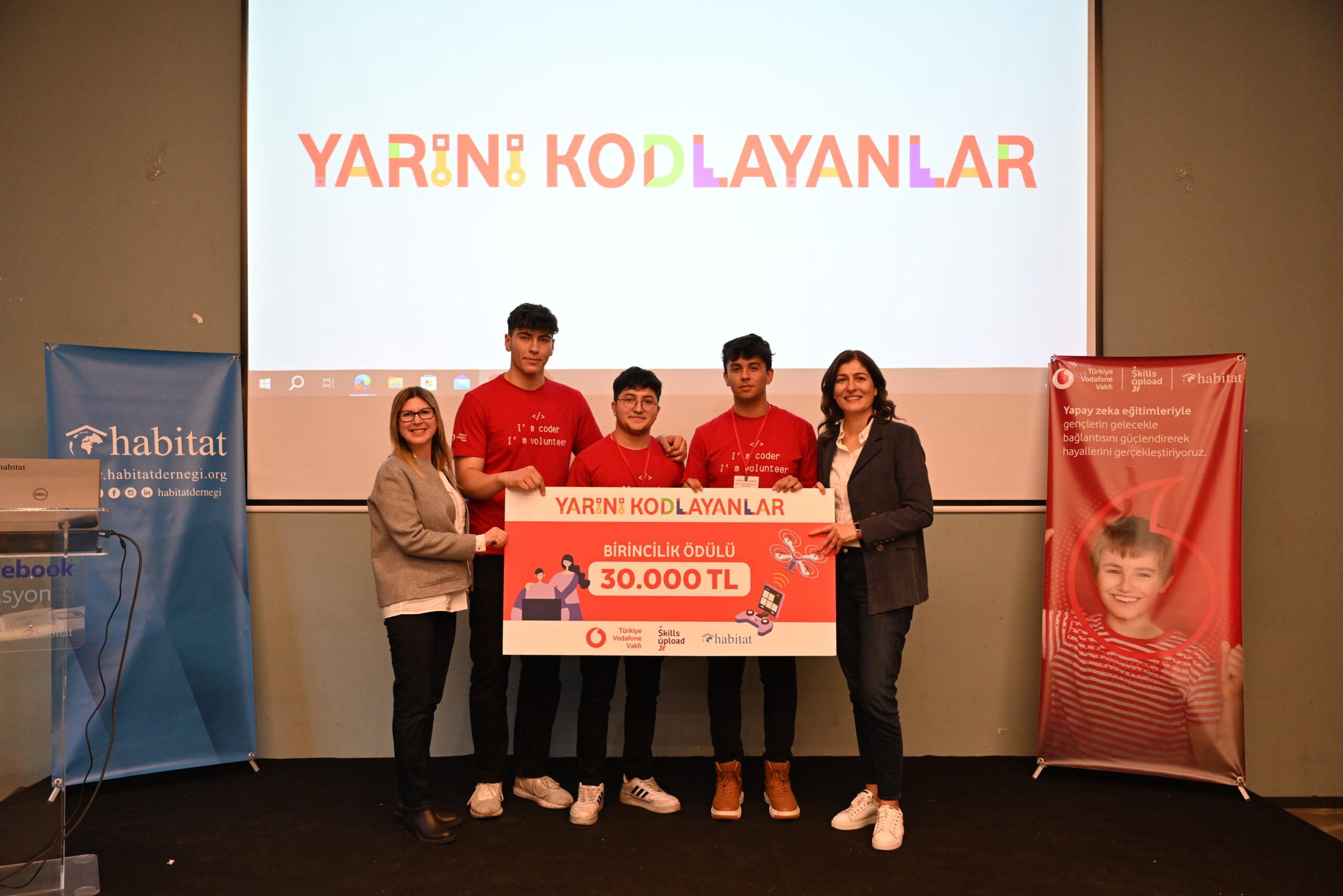 “Yarını Kodlayanlar” Projesi Kapsamında Gençler Afet Yönetimi için Fikir Üretti